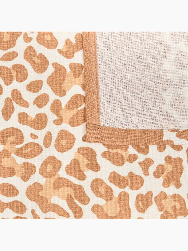 Nappe rectangulaire motif animal leopadi Lin - Kiabi