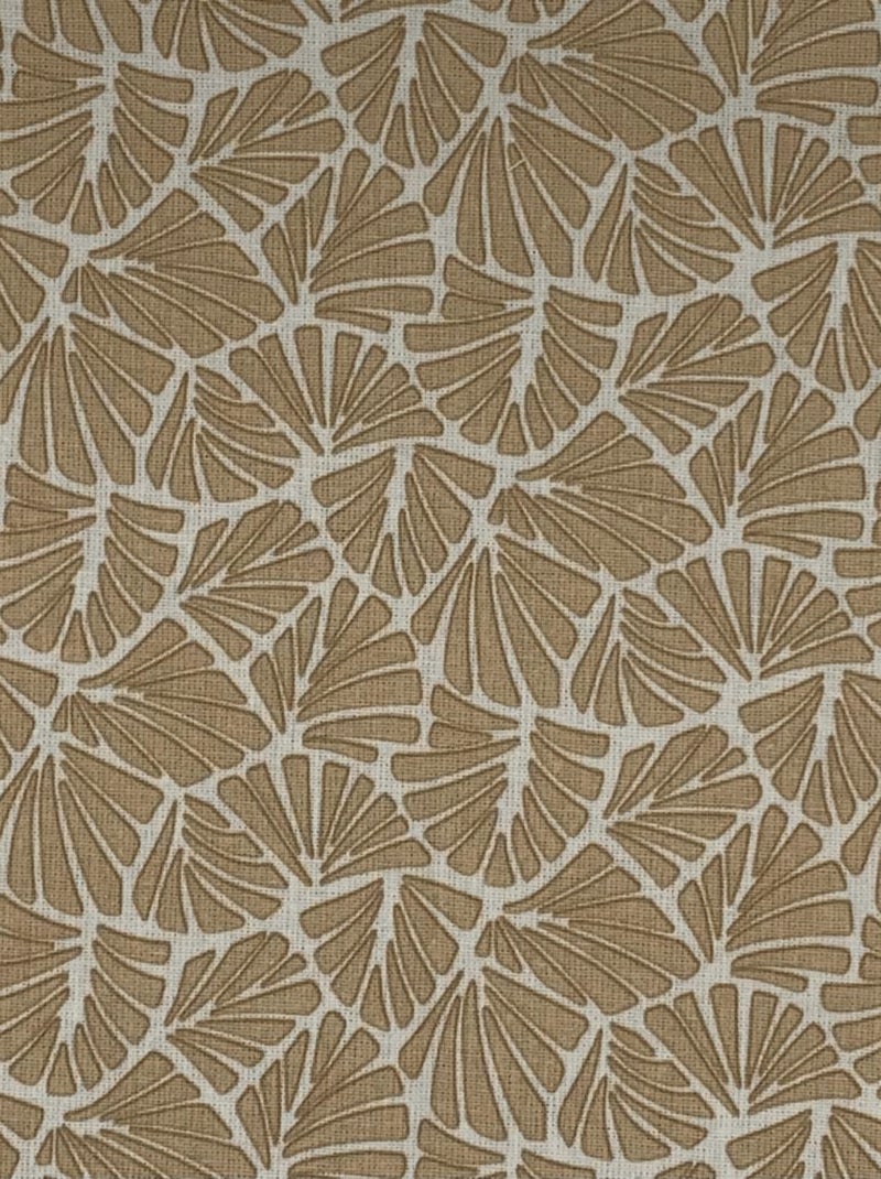 Nappe rectangulaire plastifiée 100% coton Beige clair - Kiabi