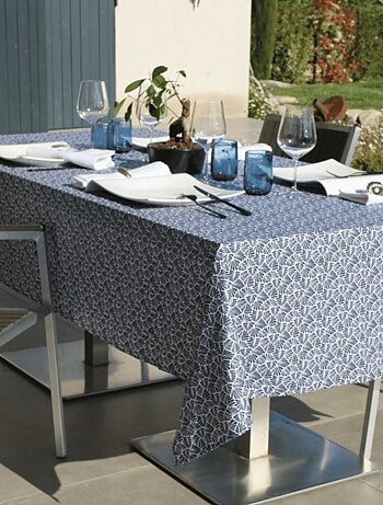 Nappe rectangulaire plastifiée 100% coton