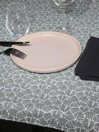 Nappe rectangulaire plastifiée 100% coton