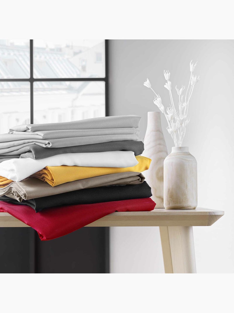 Nappe rectangulaire – Polyester uni – Essentiel – Finition ourlet Gris - Kiabi