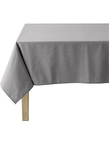 Nappe rectangulaire unie en coton, traitée Teflon, CAMBRAI
