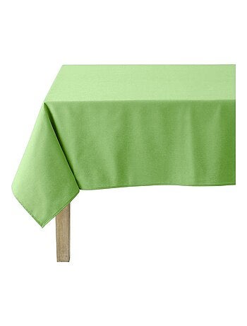Nappe rectangulaire unie en coton, traitée Teflon, CAMBRAI