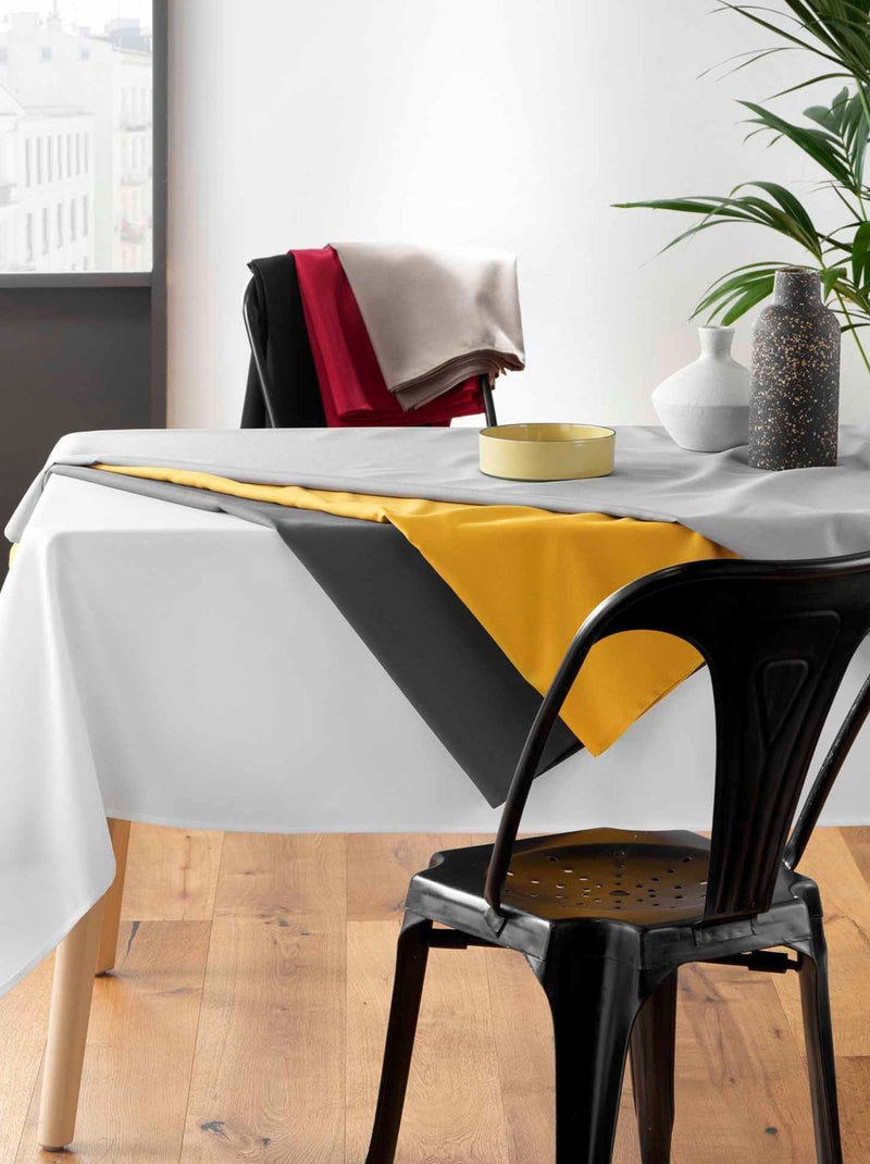 Nappe rectangulaire unie Essentiel Noir - Kiabi
