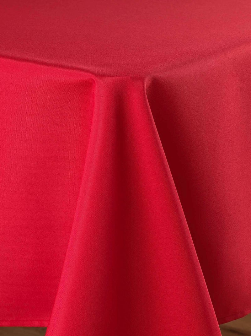 Nappe rectangulaire unie Essentiel Rouge - Kiabi