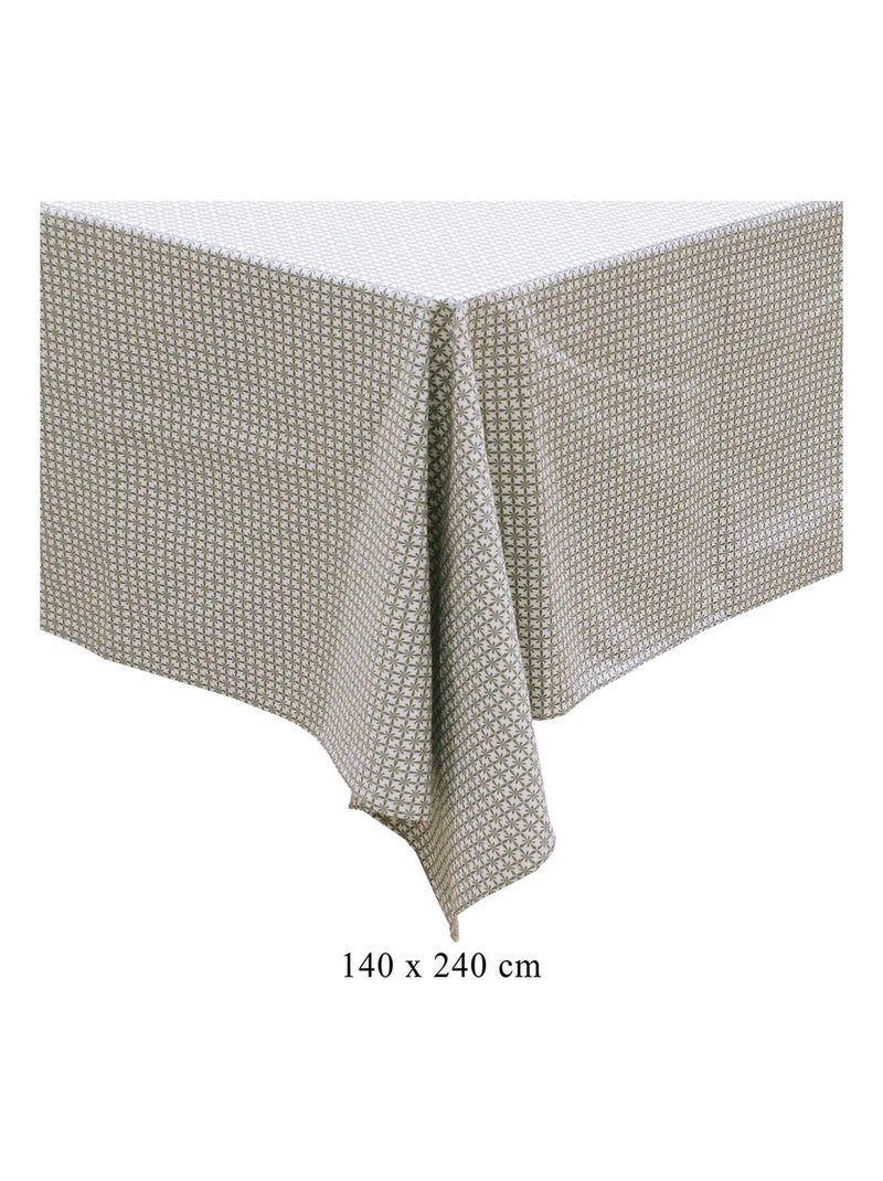Nappe rectangulaire vintage Little Market - L. 240 x l. 140 cm - Blanc Blanc - Kiabi