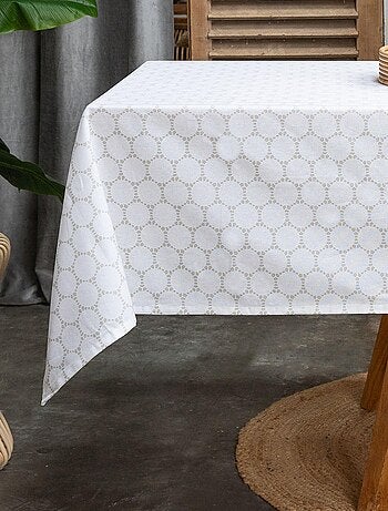 Nappe rectangulaire white craft