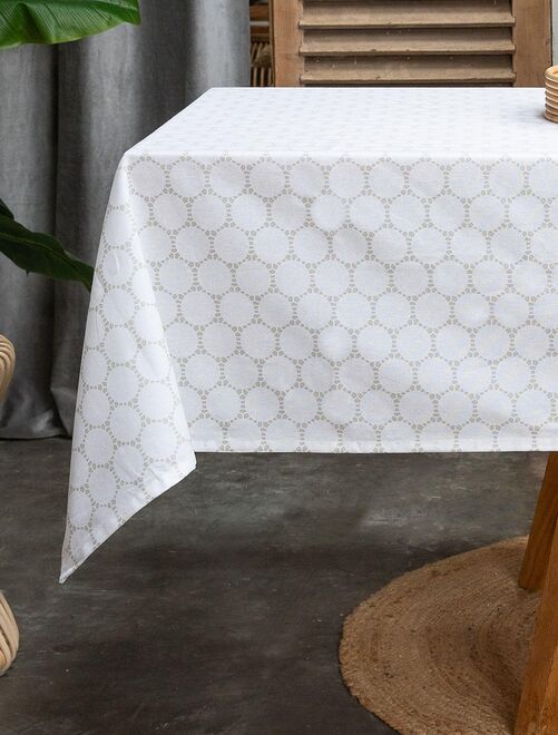 Nappe rectangulaire white craft - Kiabi