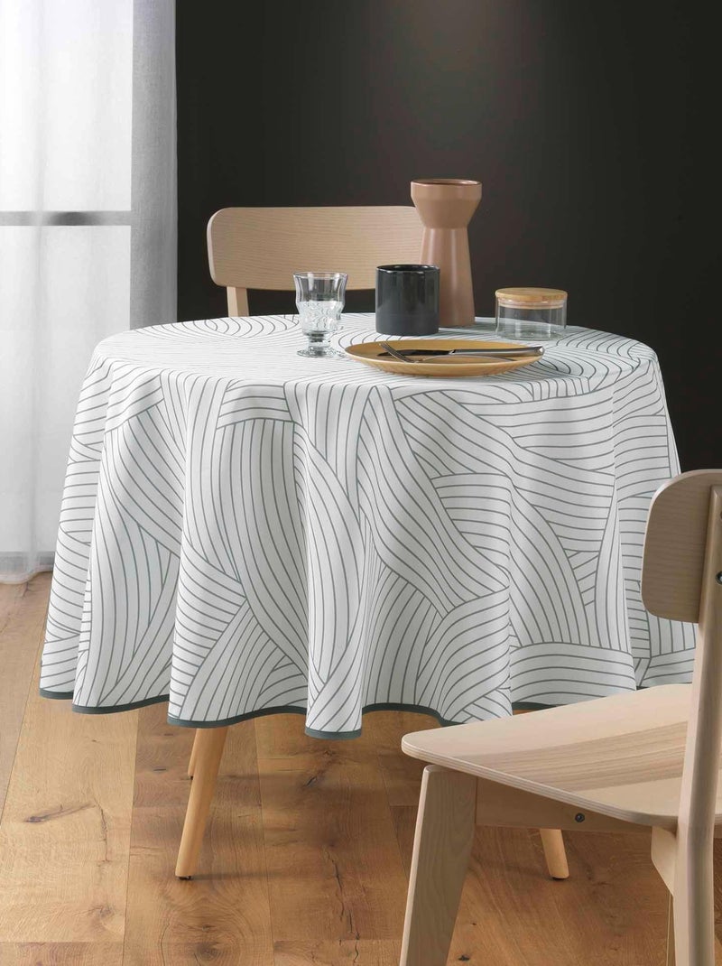 Nappe ronde 180 cm Linae Blanc - Kiabi