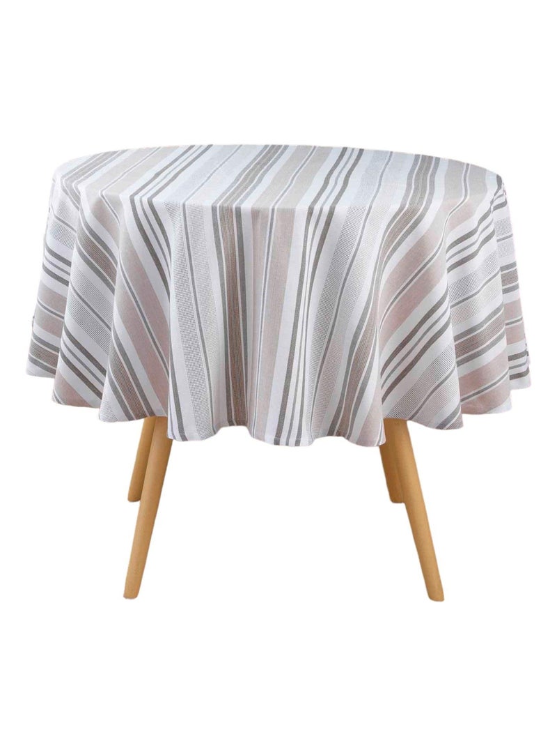 Nappe ronde 180 cm Melina Blanc - Kiabi