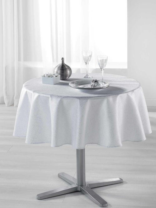 Nappe ronde 180cm Palaccio Banc - Kiabi Nappe ronde 180cm Palaccio Banc - Kiabi