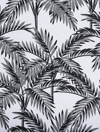Nappe ronde anti tache 180 cm Palmiers