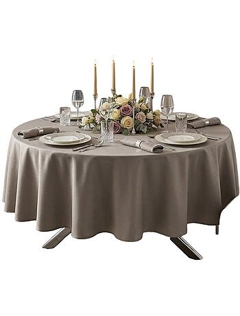 Nappe ronde anti tache Colors