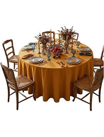 Nappe ronde anti tache Colors
