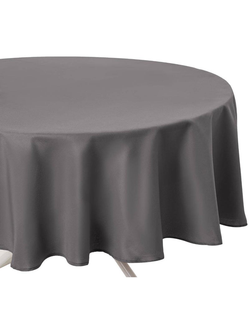 Nappe ronde anti-tâche lallie Gris - Kiabi