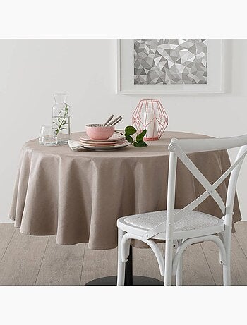 Nappe ronde anti-tâche lallie