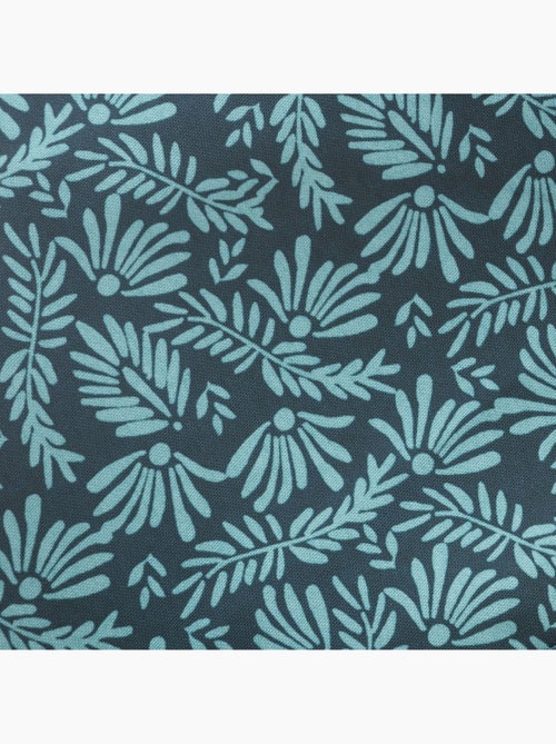 Nappe ronde anti-tâche motifs feuilles meili - Kiabi