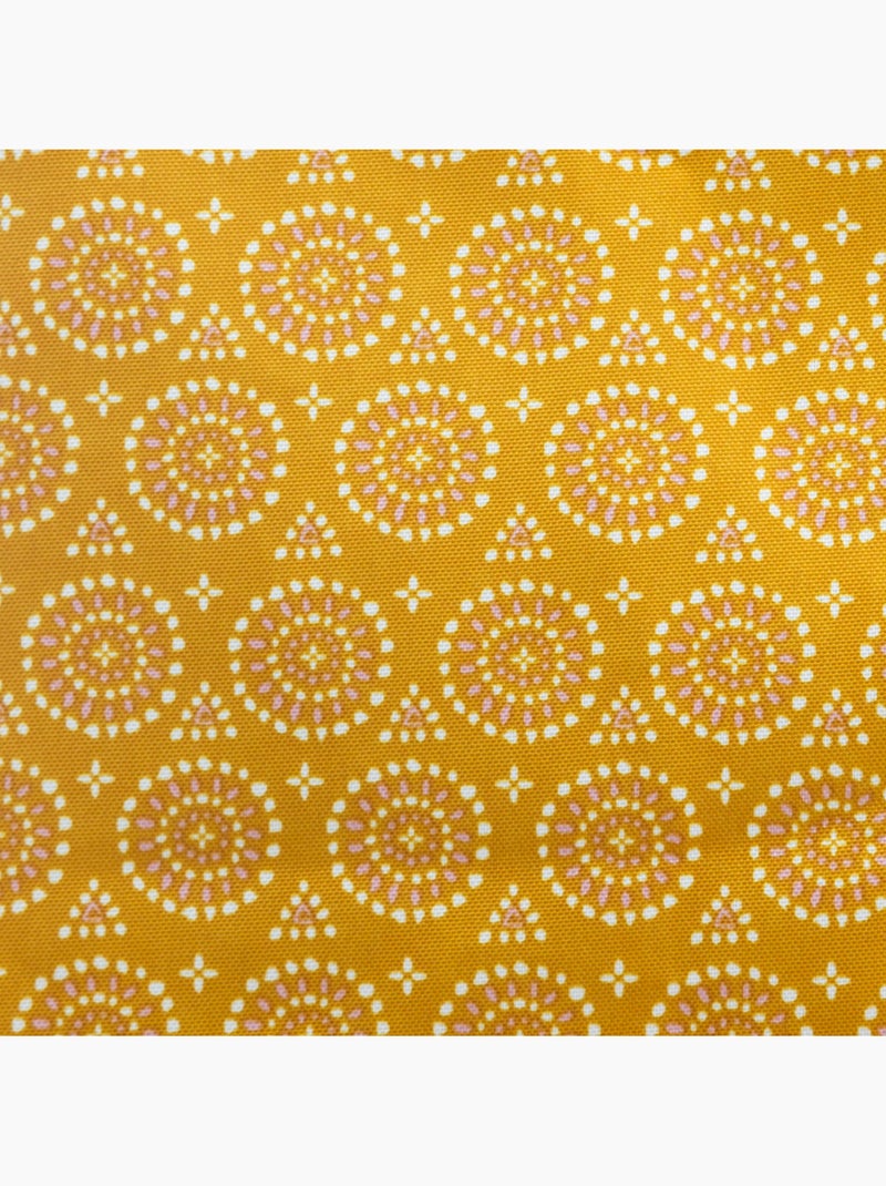 Nappe ronde anti-tâche NAJI Ocre - Kiabi