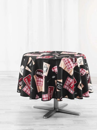Nappe ronde au bistrot