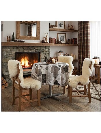 Nappe ronde Chalet montagne Valthos