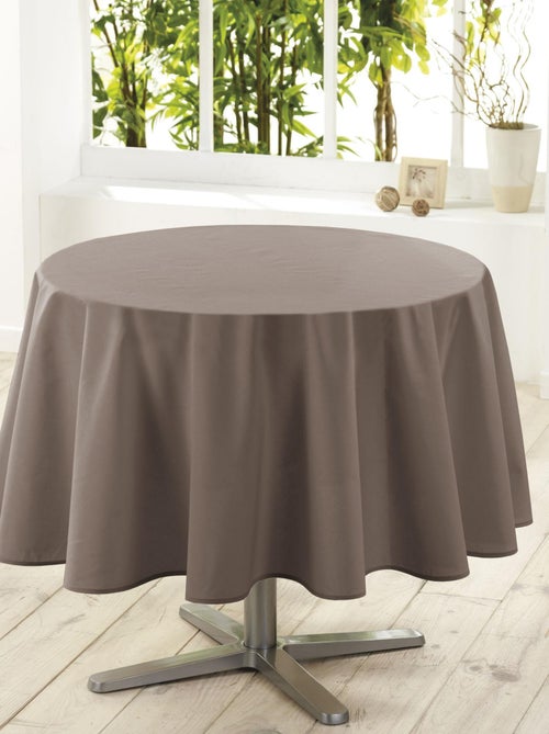 Nappe ronde Collection Essentiel top couleur - Kiabi