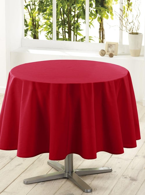 Nappe ronde Collection Essentiel top couleur - Kiabi