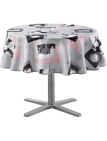Nappe ronde cotina flocons