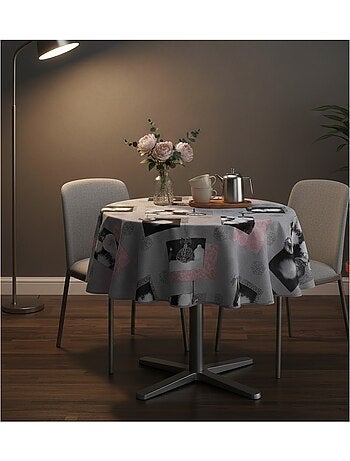 Nappe ronde cotina flocons