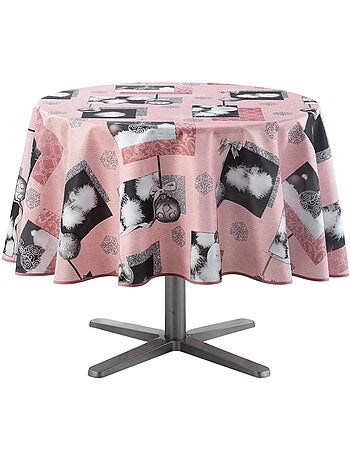Nappe ronde Cotina flocons