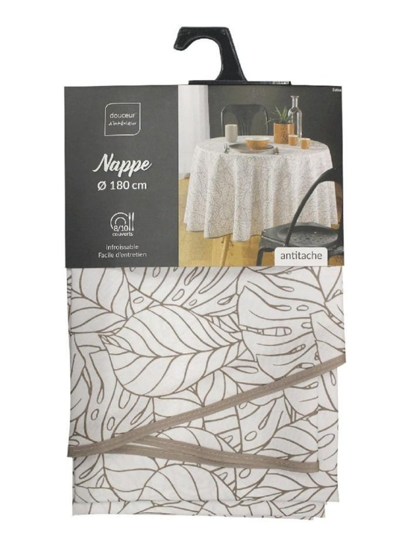 Nappe ronde D180 Solea Blanc - Kiabi