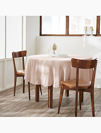 Nappe ronde – Double gaze de coton – Gaïa