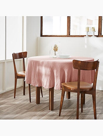 Nappe ronde – Double gaze de coton – Gaïa