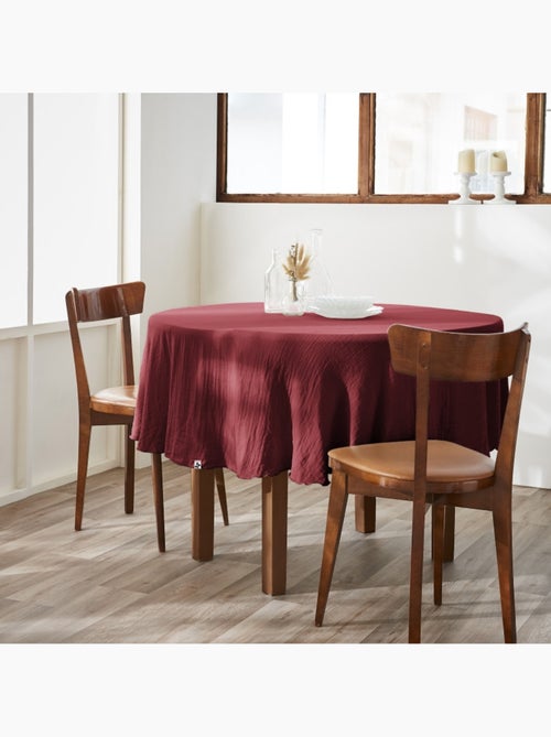 Nappe ronde – Double gaze de coton – Gaïa - Kiabi