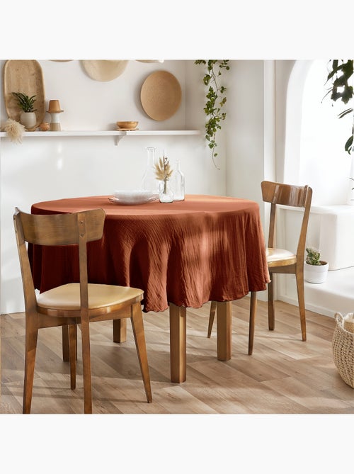 Nappe ronde – Double gaze de coton – Gaïa - Kiabi