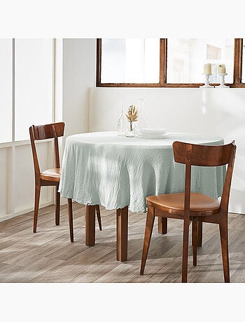 Nappe ronde – Double gaze de coton – Gaïa