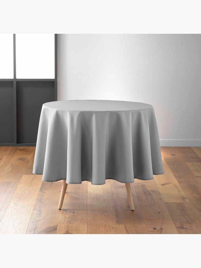 Nappe ronde Essentielle unie Gris - Kiabi