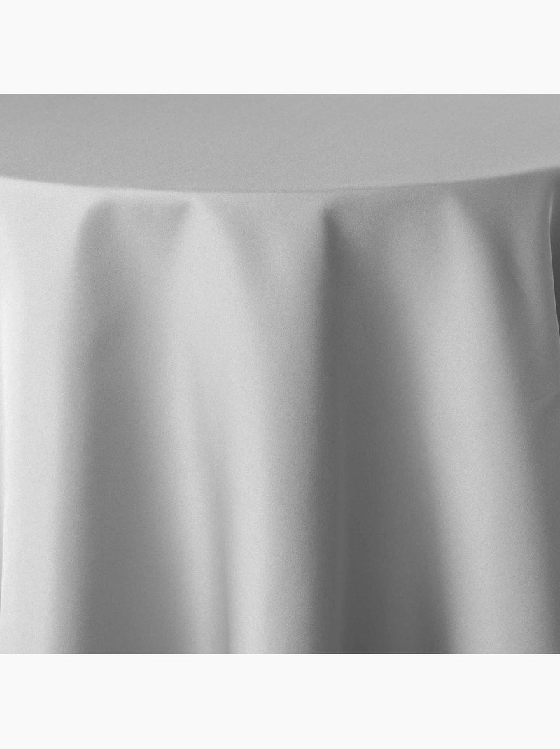 Nappe ronde Essentielle unie Gris - Kiabi