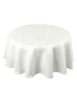 Nappe ronde extérieure aux motifs graphiques