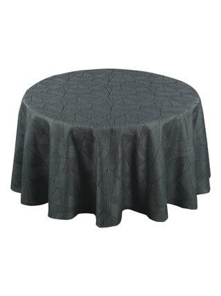 Nappe ronde extérieure aux motifs graphiques