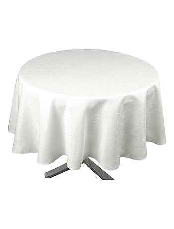 Nappe ronde extérieure esprit bord de mer