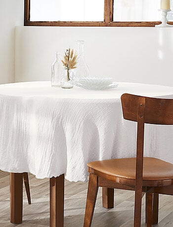 Nappe ronde Gaze de Coton