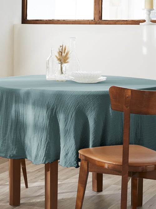 Nappe ronde Gaze de Coton - Kiabi