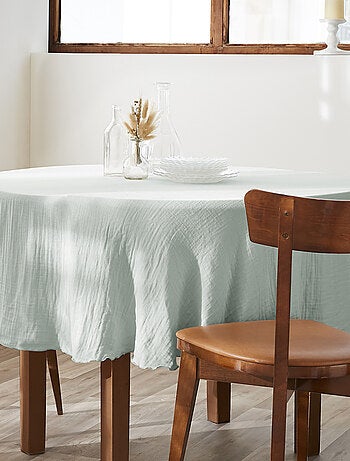 Nappe ronde Gaze de Coton
