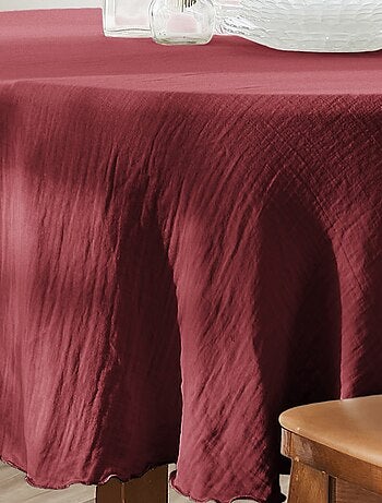 Nappe ronde Gaze de Coton