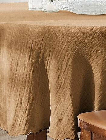 Nappe ronde Gaze de Coton