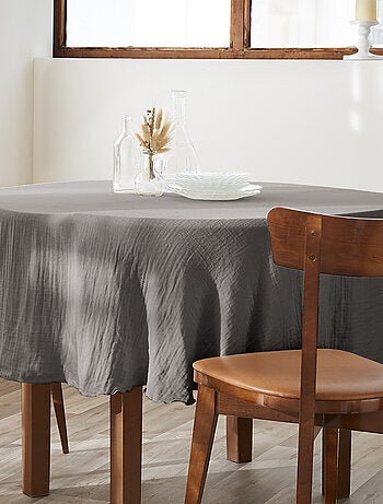 Nappe ronde Gaze de Coton