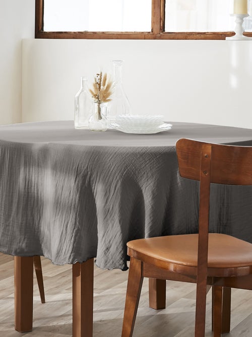 Nappe ronde Gaze de Coton - Kiabi