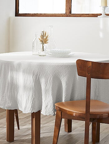 Nappe ronde Gaze de Coton