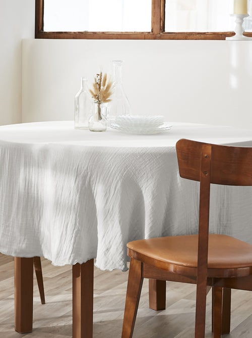 Nappe ronde Gaze de Coton - Kiabi