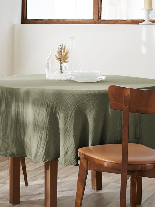Nappe ronde Gaze de Coton - Kiabi